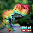 Flexi-Factory-Dan-Sopala-T-Rex-04.jpg Cute Flexi Print-in-Place T-Rex Dinosaur