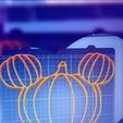 356982511_1660815611064697_9106828712041099509_n.jpg Pumpkin Mickey Ears Decor/ Wire frame Pumpkin / fall decor / halloween pumpkin / Cake topper / Centerpiece / Tier tray decorations