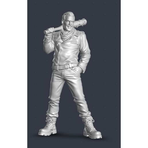 🩸 Negan - The Walking Dead's ruthless Bat studded leader (32 mm - Zombicide compatible)