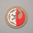 02.jpg Free STL file Star Wars - Rogue One - Imperial Vs Rebel・3D printer model to download