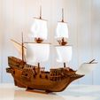ghcfxdw.jpg 3D file golden hind・3D printing template to download