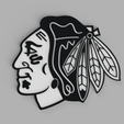 tinker.png NHL Chicago Blackhawks Hockey Logo Wall Picture