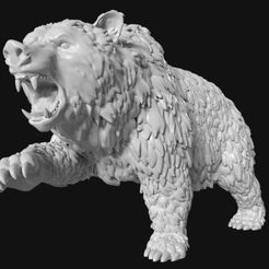 7_00000.jpg Fichier STL Modèle d'impression 3D d'un ours・Objet imprimable en 3D à télécharger, AniFigs
