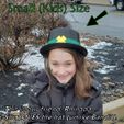 St-Patricks-Day-Hat-Pic1.jpg Saint Pat's Hat - St Patrick Day Holiday Hats in Adult, Kid and Mini Leprechaun Sizes