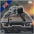 5.jpg Valentine Mark Mk. XI infantry tank - UK United WW2 Kingdom British England Army Western Front Normandy Africa Bulge WWII D-Day