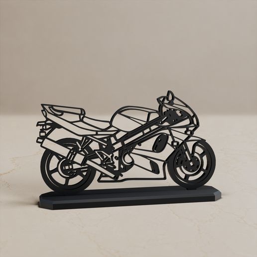 KAWASAKI ZX-7R MODELL STAND DECOR