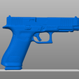 Glock17-Gen6-1to1-Scale-3D-Model1.png Glock 17 Gen 6 G17 Exact Scale High Definition 3D Scan