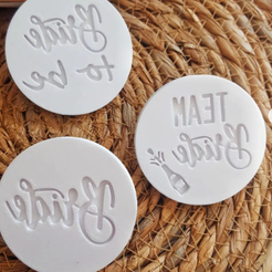 bride.png Datei STL Ausstechformen Braut・Design für 3D-Drucker zum herunterladen