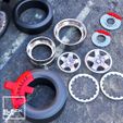 a1.jpg BB01 Drag performance Wheel set Front and Rear + stencil