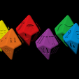dices.png Decahedron dice with Arabic, Roman, Braille, Draconic and Klingon numerals