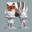 IMG_5363.png (Zootopia collection) Judy hopps and nick Figure and keychain