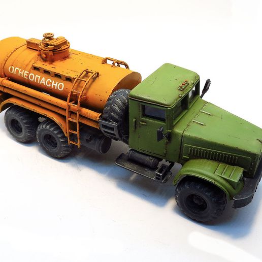 ⛽ KRAZ 255B fuel tanker AC-8 HQ・ 3D File for 3D printing・Cults