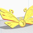 winxBloomEnchantixWing3.jpg Free STL file Winx Club Bloom Enchantix Christmas Ornament・3D printable model to download