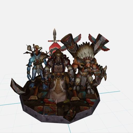 3 Boss Horde ,World of Warcraft ,Wow - 3D model önizlemesi