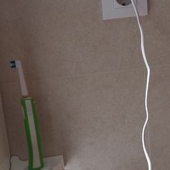 20230518_203417.jpg STL file Toothbrush bathroom holder and charger・3D printable design to download