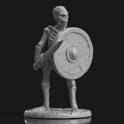 Skeleton_with_Short_Sword_and_Shield.png Living Bones with Short Sword and Shield