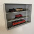 image0.jpg Vitrine / Showcase for Z and N Scale Model Trains (or other things) with A5 Plexiglass