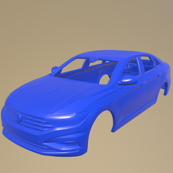 e13_012.png STL file Volkswagen Jetta Premium 2018 PRINTABLE CAR BODY・3D print model to download