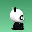 04.png Baby Panda Keychain