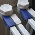 1000041110.jpg Hinge bracket for metal baby / pet gate