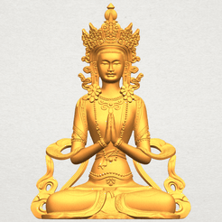 A01.png Free 3D file Tibet Budhha 01・3D printing model to download, GeorgesNikkei