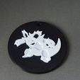 Nidoking.jpg Pokemon Keychain Nidoran (Male), Nidorino and Nidoking