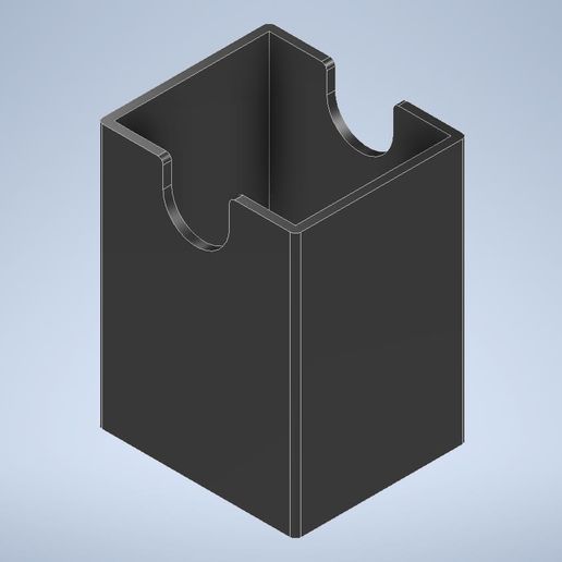 mtg card holder stl deck box" 3D Models to Print MTG double card holder (Library/Graveyard)