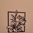 20240125_170354.jpg painting with lilies, painting with lily flowers, line art flowers, wall art flowers, 2d art flowers