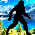 project_20231218_1117556-01.png female big foot wall art girl sasquatch wall decor 2d mountain decoration