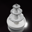 render-5.png Classic Three-Level Fountain for Dioramas and Scale Models