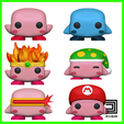 Kirby-All.png Kit Bundle 6 Kirby Model - Nintendo Funko Pop Version