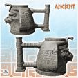 2.jpg Ancient Egyptian eagle head dice mug (31)  - Can holder Game Dice Gaming Beverage Drink