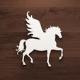 shape_ex188.jpg Pegasus Wall Art - Mythical Winged Horse Decor