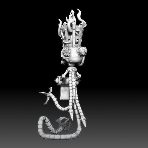 8.jpg Servo Guide Skull Display Figur