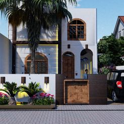 1-Copy.jpg 3D file modern villa Luxury Villa modern Villa modern house 3D model・3D printer design to download