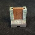 simple-wooden-door-on-frame.jpg terrain, tile, rpg, 28 mm, d&d, Dungeon set 1 (Quick tiling system)