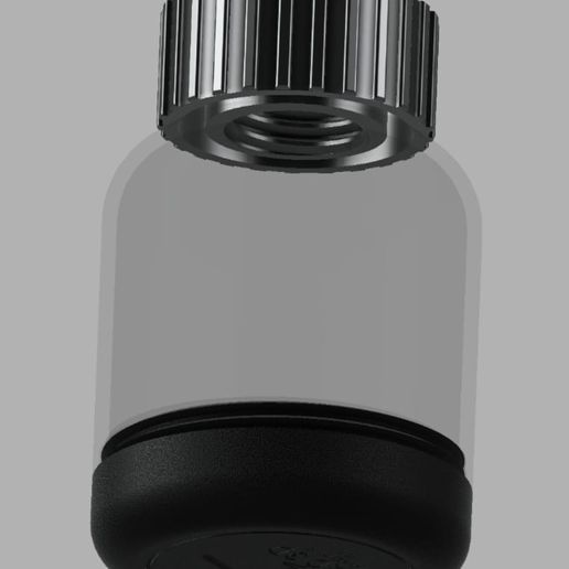 Protein scoop key chain 3D model