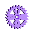 GEAR-24T_R2.stl Archivo STL gratis Engranaje (s) matemático (s)・Modelo para descargar y imprimir en 3D