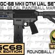 1-UNW-FGC68-DTM-UAL-PE-CF20.jpg FGC68 MKII tipx edition: Dye tactical mag / planet eclipse CF20 UAL Upper and lower set for paintball first strike use