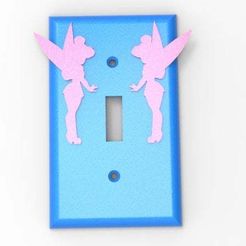 untitled.446.jpg Free STL file tinkerbell lightswitch removable・3D printer model to download