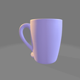 ccc.png Cute Cat Mug with Bow Tie – 3D Printable Model(STL