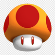 Mario-bros-orange.png Mario Bros Mushroom Keychain