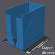 Diaper-dispencer.png Diaper dispencer / storage box