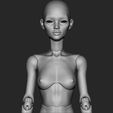 5.jpg Sabrina - 3D model female bjd doll \ Female \ figurines \ articulated doll \ ooak \ 3d print \ character \ face