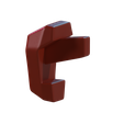 ForeheadGem2.png Zeta Gundam Forehead Gem - 3D Printable Replacement Part