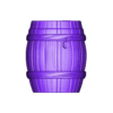 73.stl Wood Wine Drum 3D Print – Decorative Showpiece Model