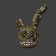 springtrap-game-accurate.jpg Springtrap Game Accurate Wearable Cosplay Head (Moving Jaw Easy to assemble parts)