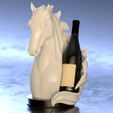 IMG_20230801_141736_405.jpg Majestic Horse Wine Holder 3D printed