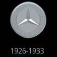 5.1.jpg Mercedes Benz Logo, Set From 1902 to 2021, and keychain Mercedes AMG Club, File STL for all 3d Printer