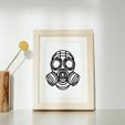 1fd6e25e-130e-4819-ac0f-f98946d7d24b.jpg Gas mask / Plynová maska wall or table decoration